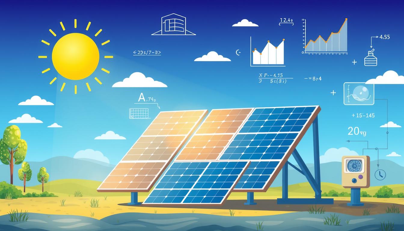 محاسبه ظرفیت پنل های خورشیدی