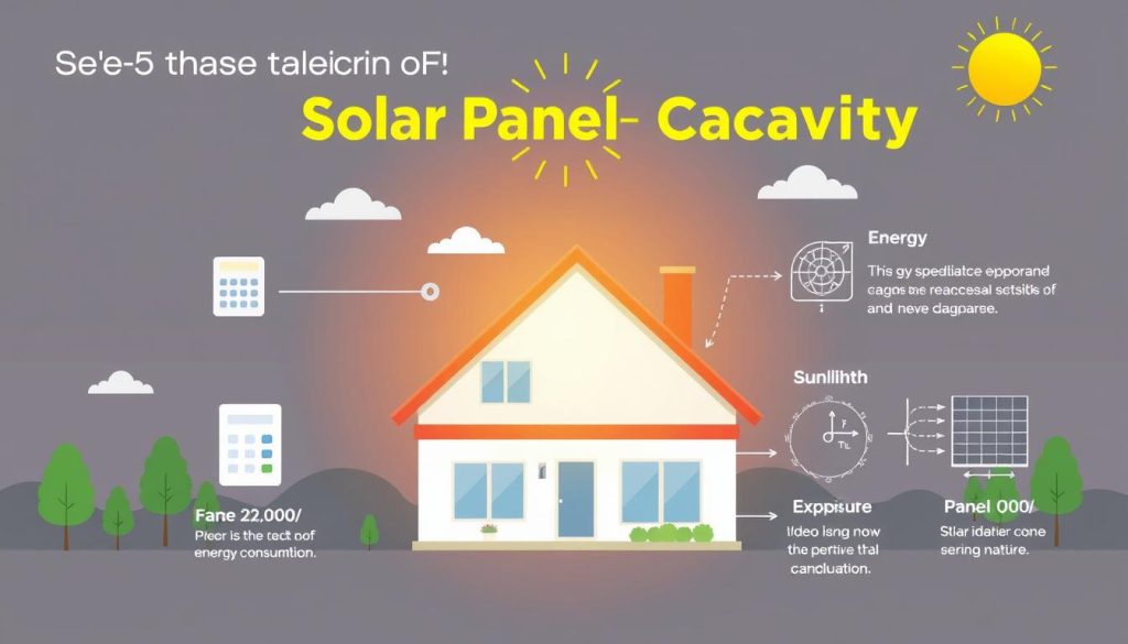 محاسبه ظرفیت پنل های خورشیدی