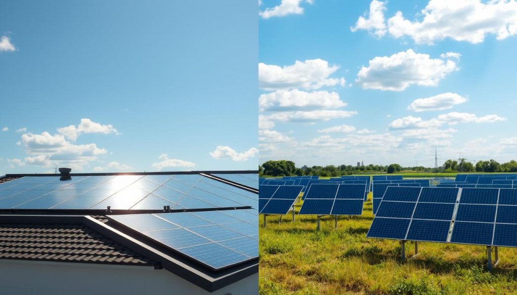 مقایسه نصب پنل های خورشیدی