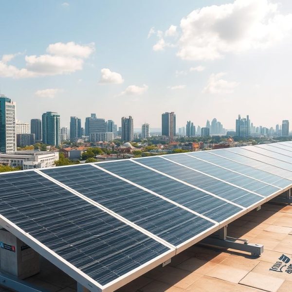 نیروگاه خورشیدی پشت بامی