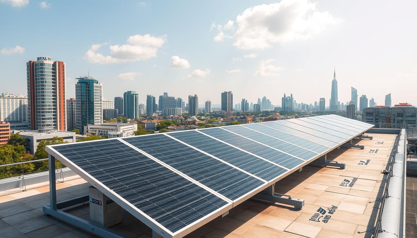 نیروگاه خورشیدی پشت بامی